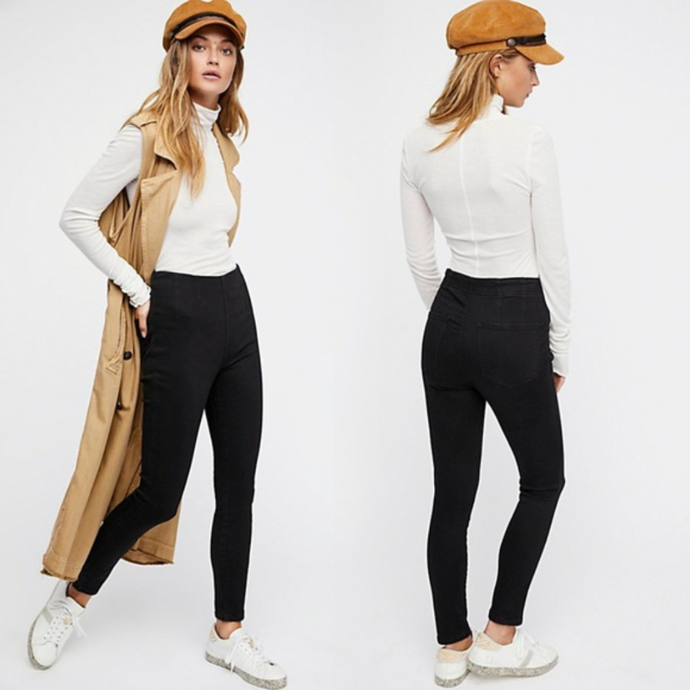 🆕 Free People ULTRA HIGH PULL On SKINNY Jeans